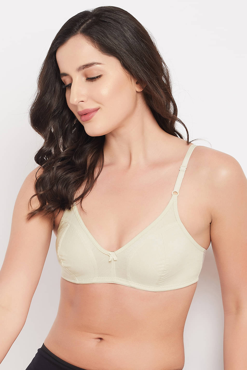     			Clovia Cotton Blend Non Padded Women's Everyday Bra ( White )