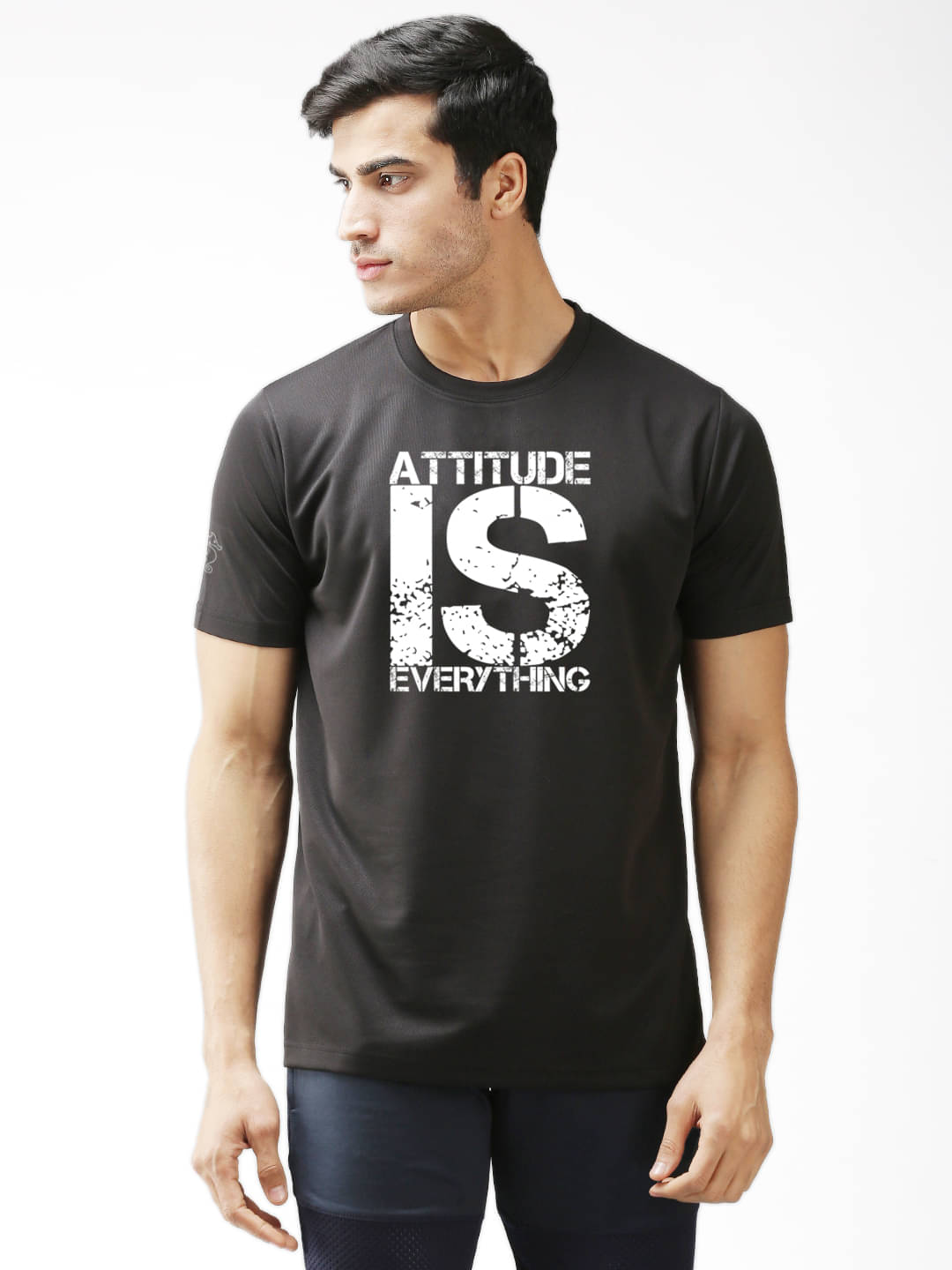 EPPE Pack of 1 Polyester Regular Fit Men's T-Shirt ( Black ) EPPE Pack of 1 Polyester Regular Fit Men's T-Shirt ( Black )