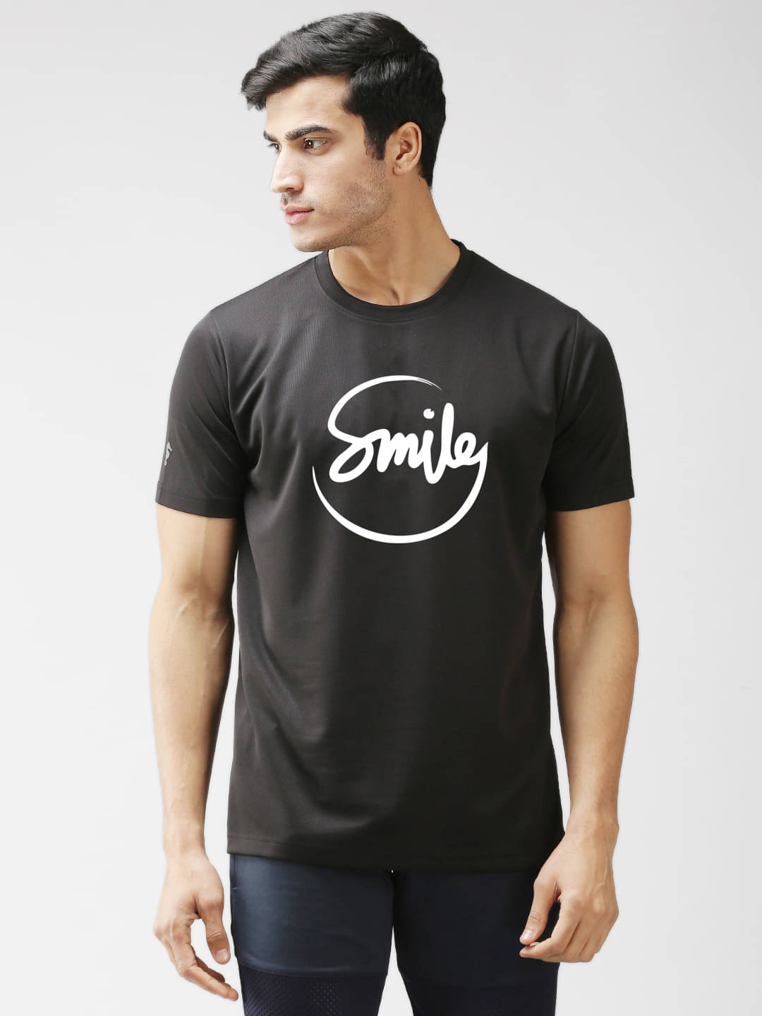     			EPPE Pack of 1 Polyester Regular Fit Men's T-Shirt ( Black )