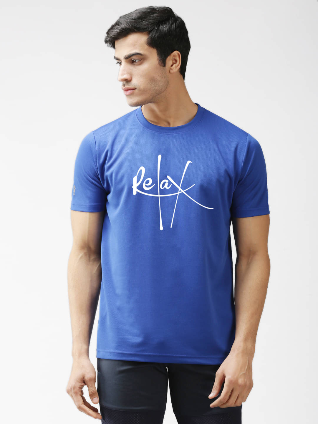    			EPPE Pack of 1 Polyester Regular Fit Men's T-Shirt ( Blue )