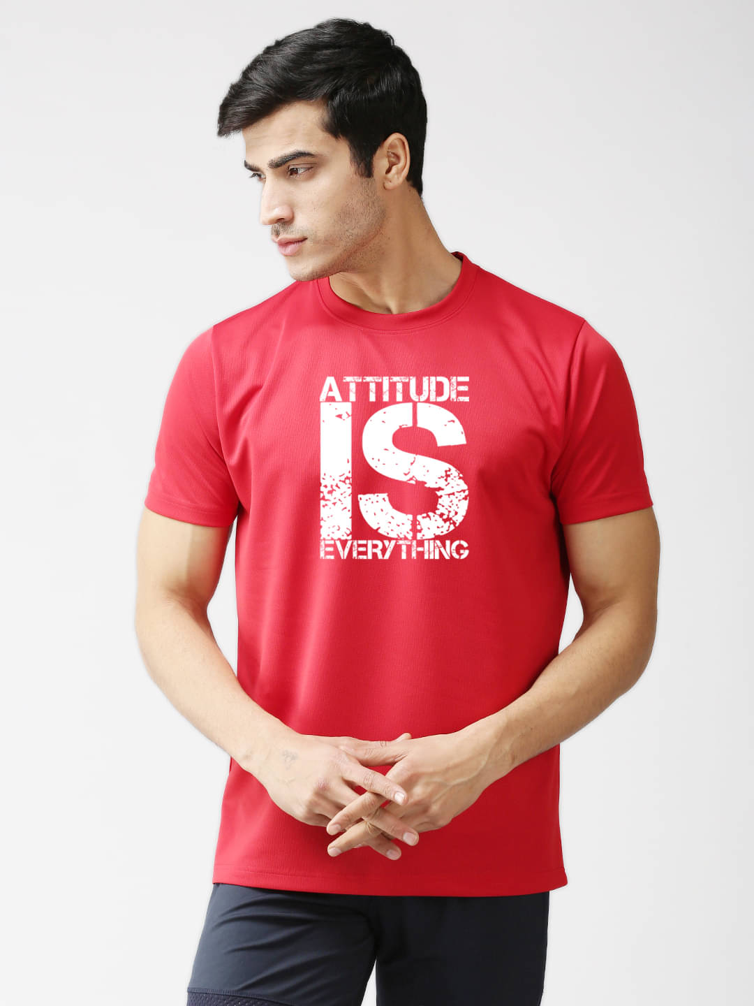     			EPPE Pack of 1 Polyester Regular Fit Men's T-Shirt ( Red )