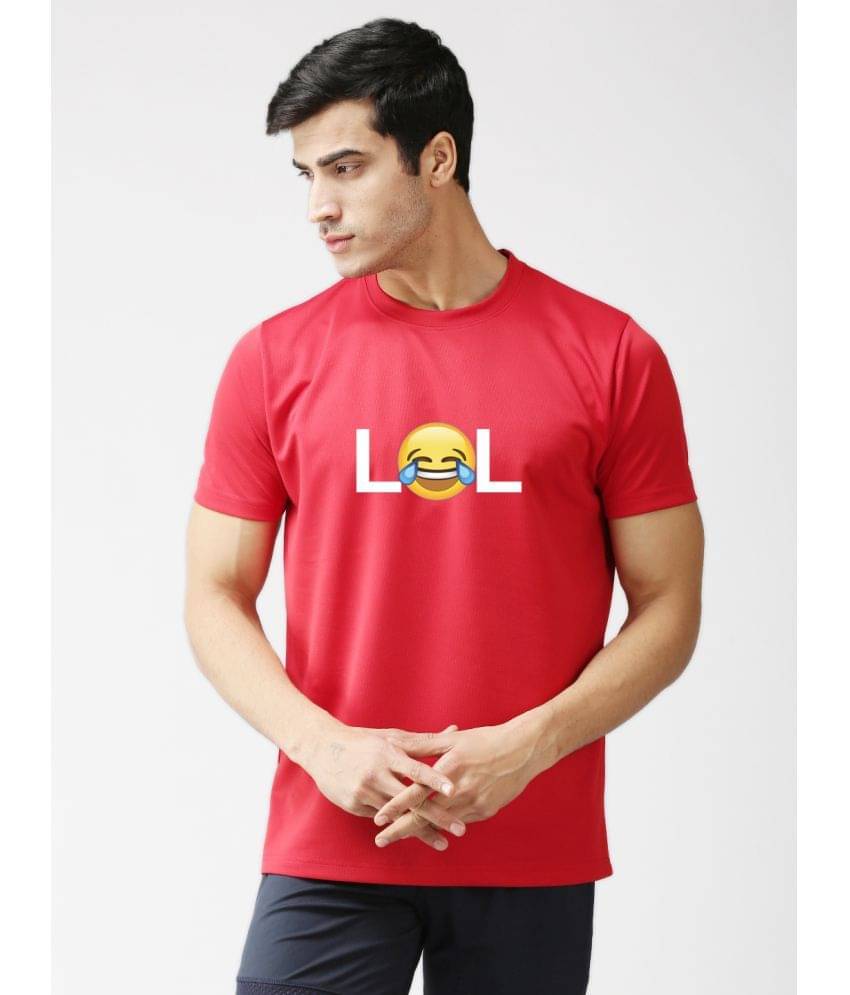     			EPPE Pack of 1 Polyester Regular Fit Men's T-Shirt ( Red )