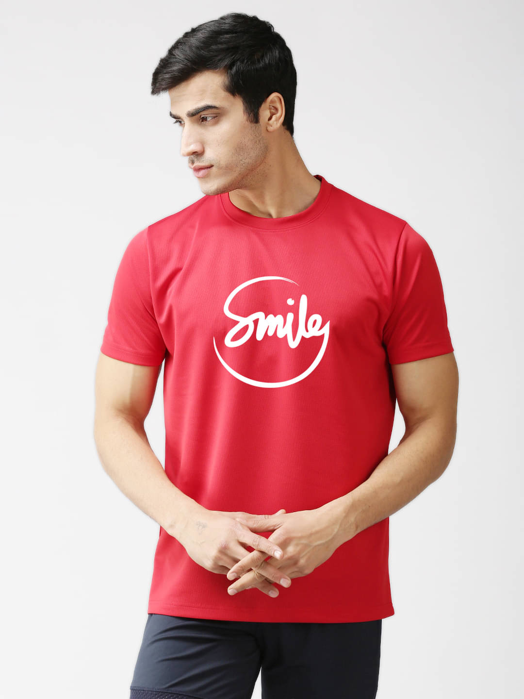 EPPE Pack of 1 Polyester Regular Fit Men's T-Shirt ( Red ) EPPE Pack of 1 Polyester Regular Fit Men's T-Shirt ( Red )