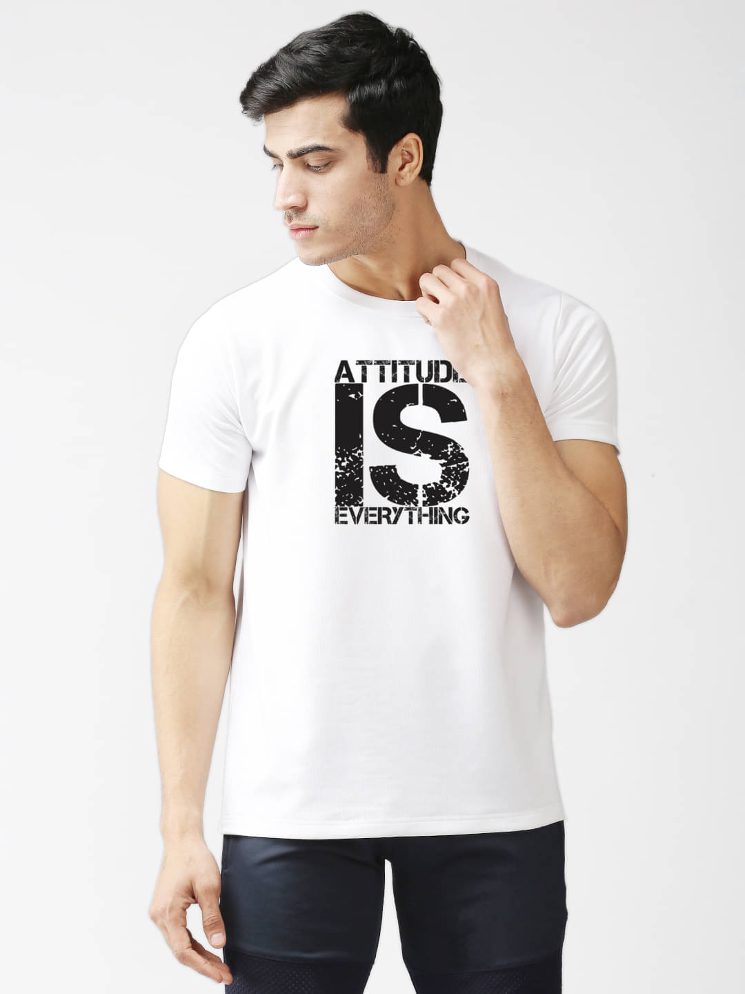 EPPE Pack of 1 Polyester Regular Fit Men's T-Shirt ( White ) EPPE Pack of 1 Polyester Regular Fit Men's T-Shirt ( White )