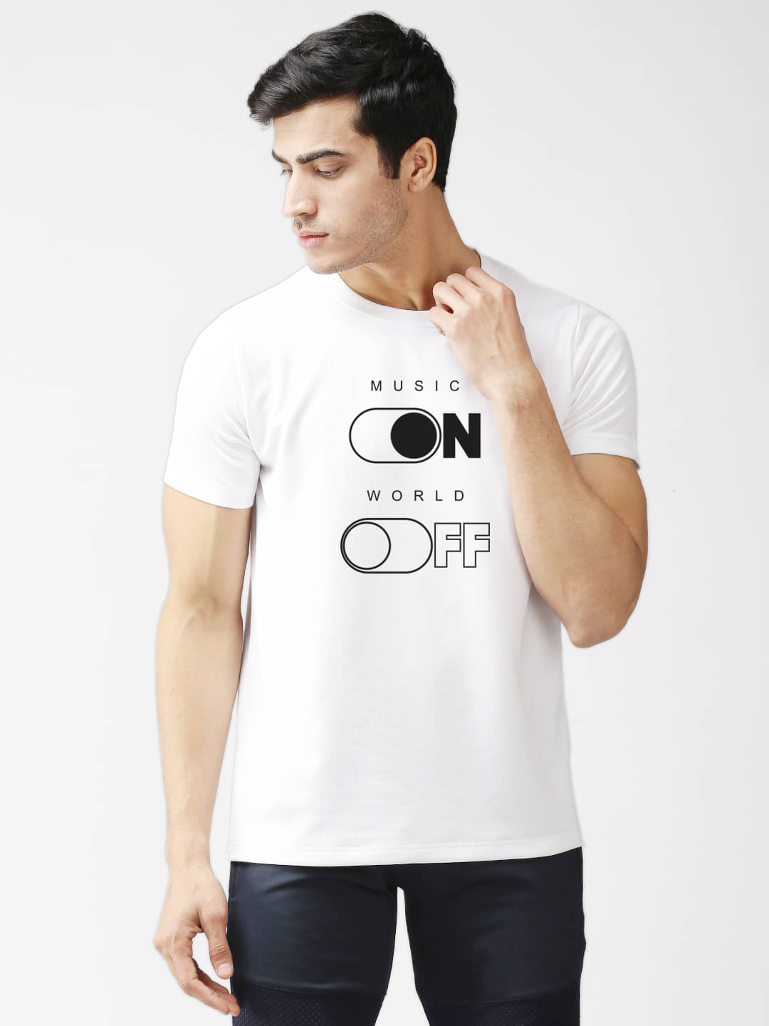     			EPPE Pack of 1 Polyester Regular Fit Men's T-Shirt ( White )