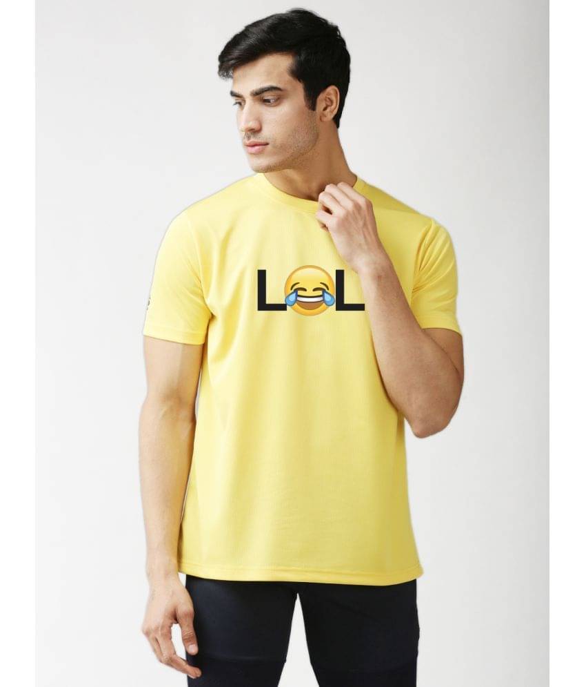 EPPE Pack of 1 Polyester Regular Fit Men's T-Shirt ( Yellow ) EPPE Pack of 1 Polyester Regular Fit Men's T-Shirt ( Yellow )