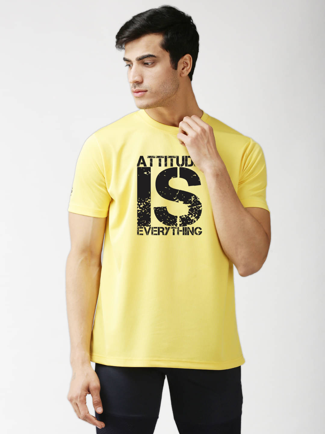 EPPE Pack of 1 Polyester Regular Fit Men's T-Shirt ( Yellow ) EPPE Pack of 1 Polyester Regular Fit Men's T-Shirt ( Yellow )