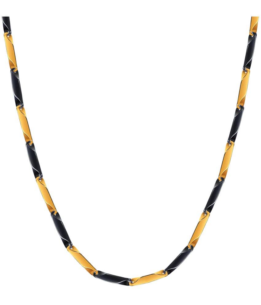 FASHION FRILL Gold Plated Chain ( Set of 1 )