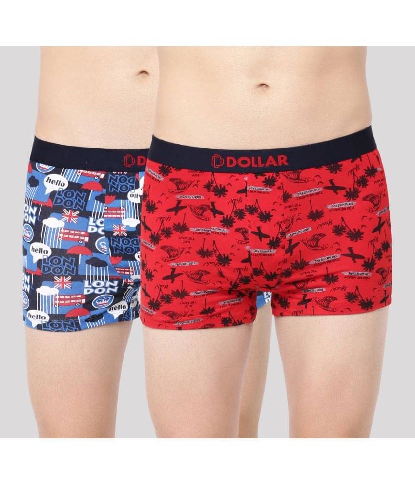 Pack of 2 Dollar Bigboss Assorted Printed Cotton Blend Men Trunk Pack of 2 Dollar Bigboss Assorted Printed Cotton Blend Men Trunk