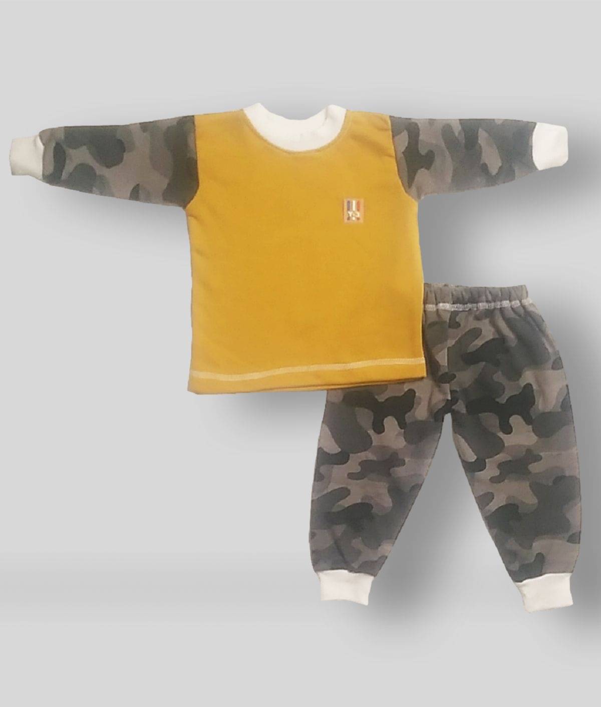     			harshvardhanmart.com Pack of 1 Baby Boys Cotton Top & Trouser ( Yellow )