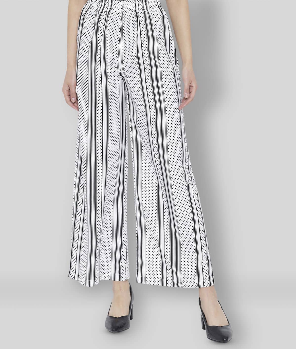ALL WAYS YOU - Multi Color Polyester Flared Women's Palazzos ( Pack of 1 )