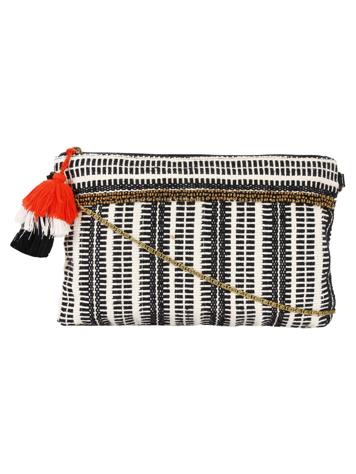 Anekaant Sling Bag Cotton Set of 1 ( Black ) - Handbags | Buy online on ZillyBuy