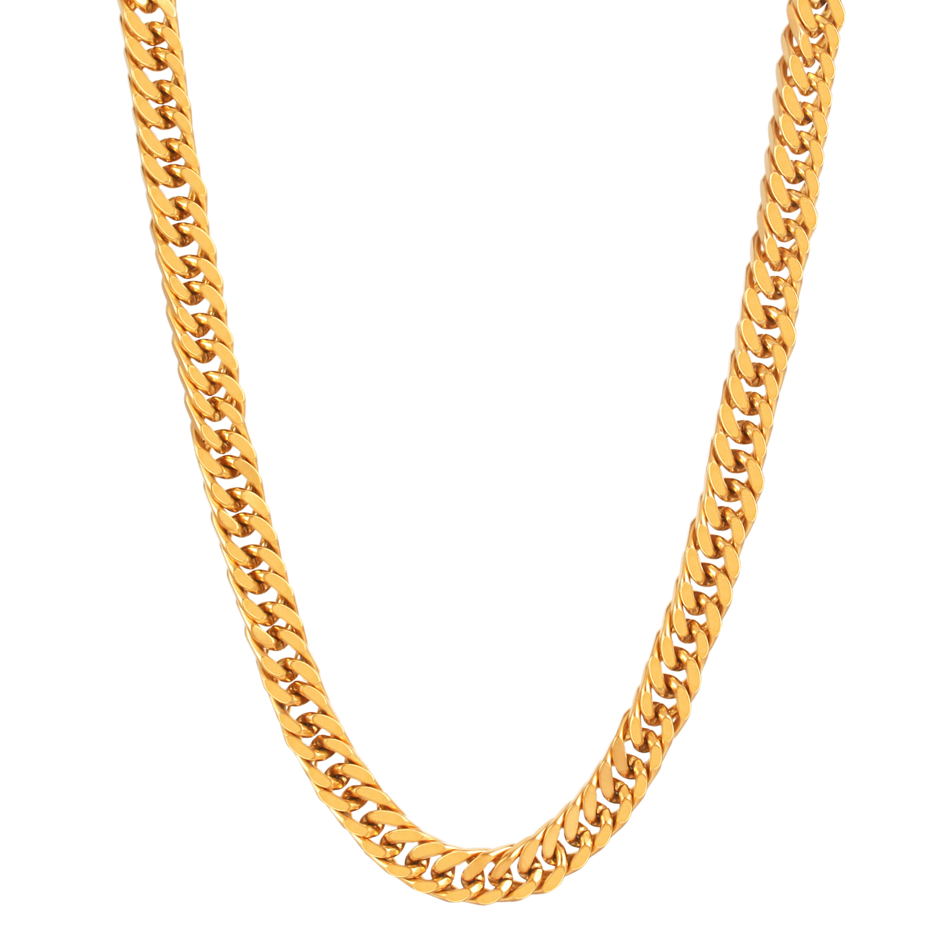 FASHION FRILL Gold Plated Chain ( Set of 1 )