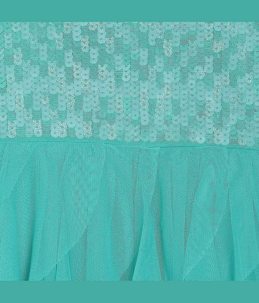 MINI KLUB Pack of 1 Baby Girls Polyester Frock ( Blue )