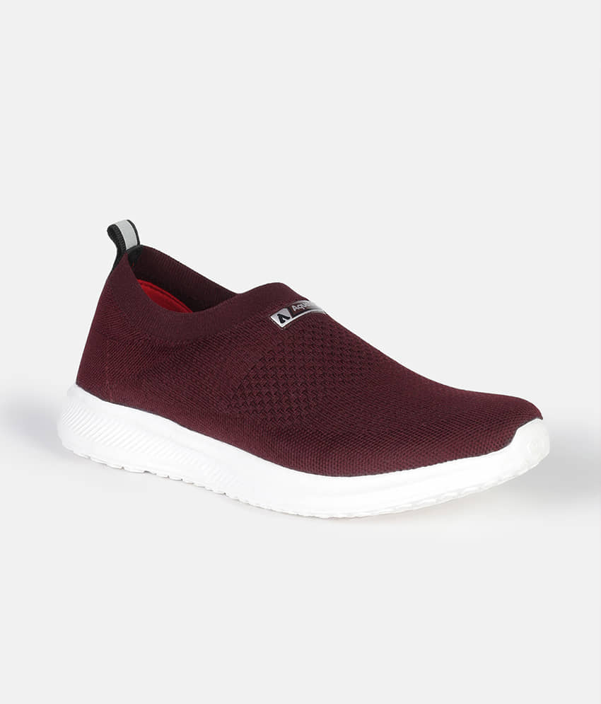 Aqualite - Maroon Men's Sports Running Shoes - Sports Shoes | Buy online on ZillyBuy