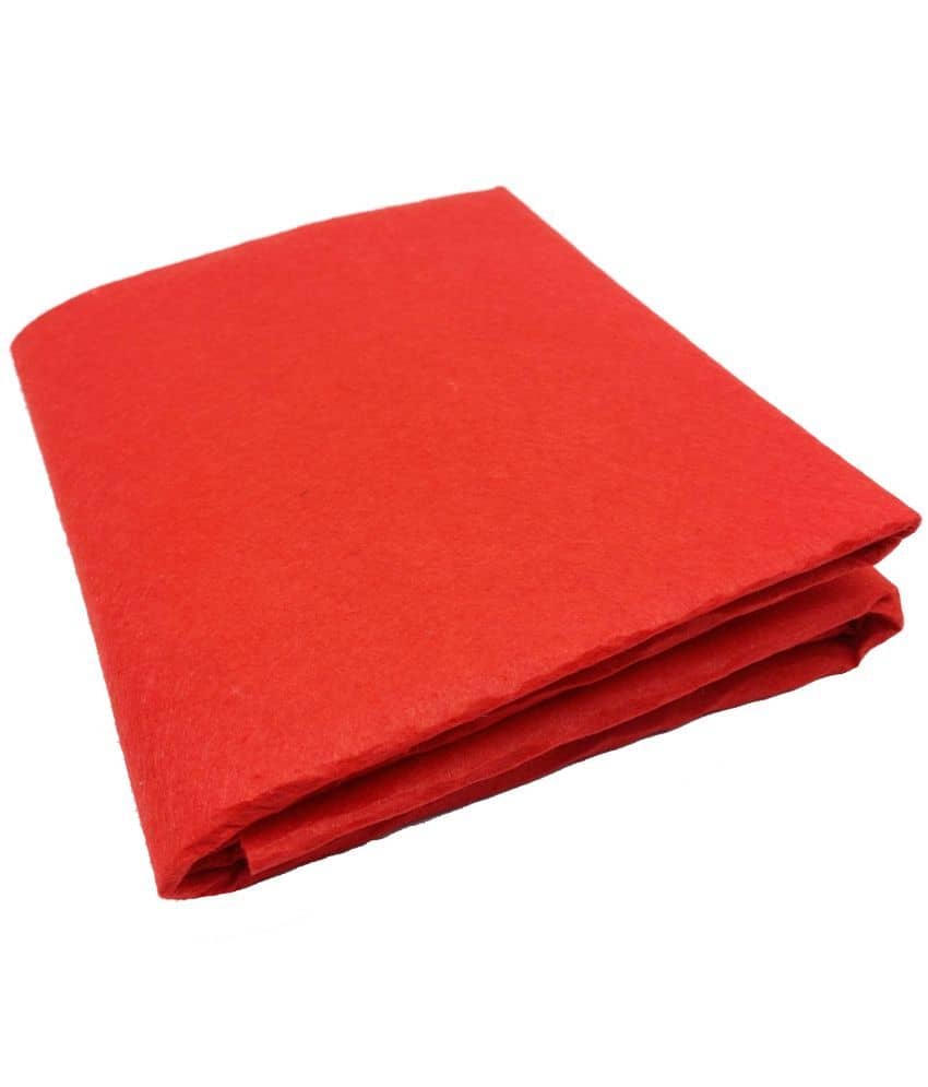 Felt sheet stiff ( Hard ) size 44" x 36", Color Red, used in art & craft,cutouts, decorations, school projects, DIY etc. - Stationery | Buy online on ZillyBuy