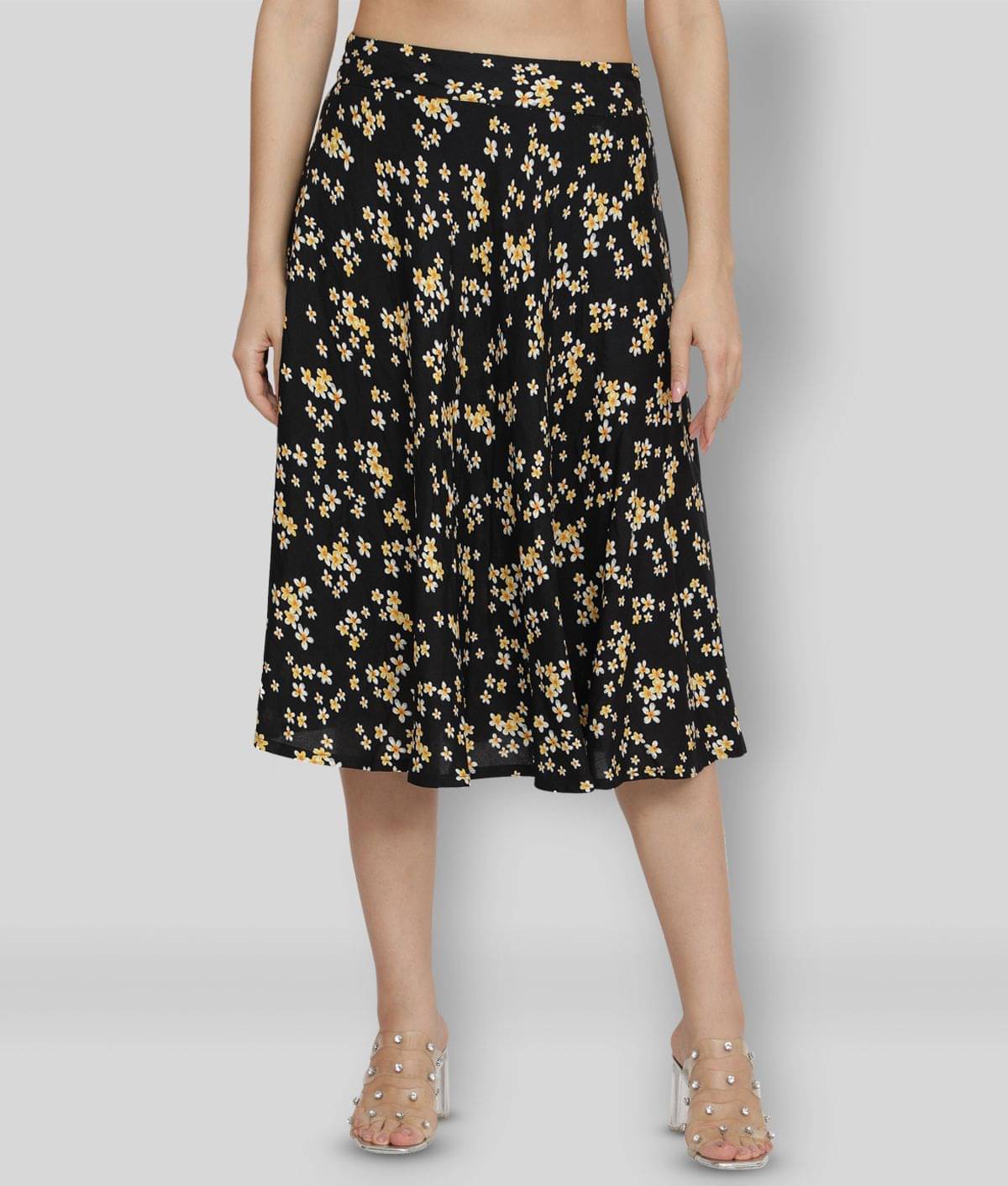     			NUEVOSDAMAS - Multicolor Rayon Women's A-Line Skirt ( Pack of 1 )