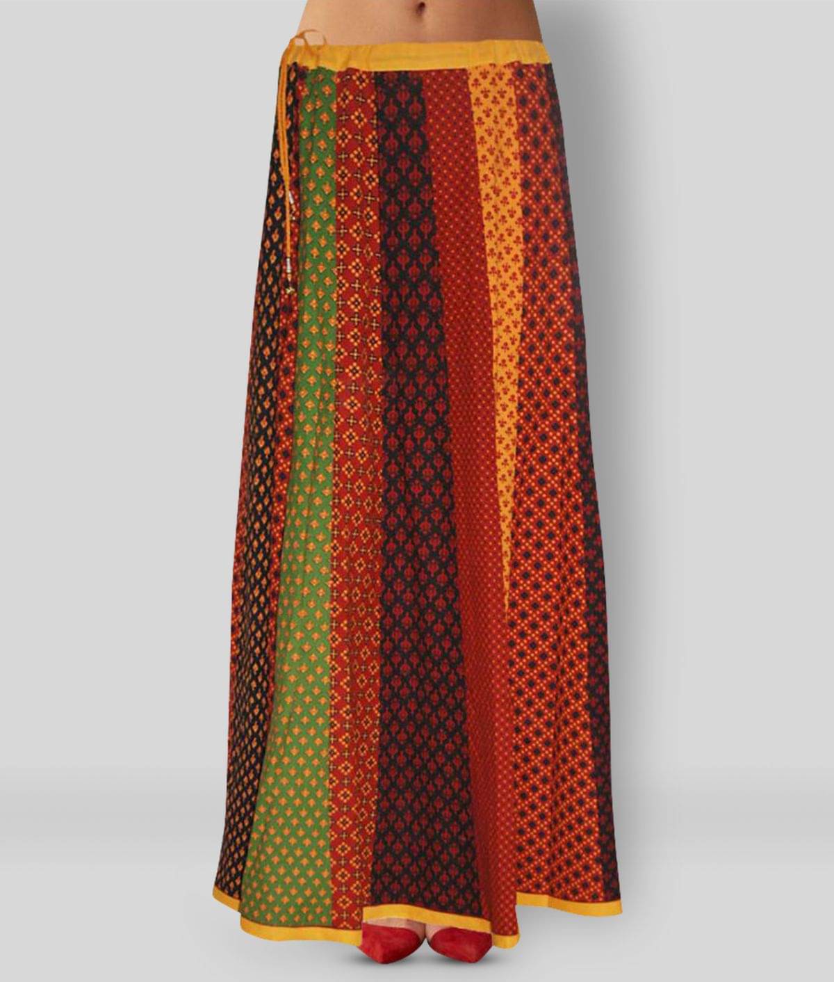 Sttoffa - Multicolor Cotton Women's A-Line Skirt ( Pack of 1 ) Sttoffa - Multicolor Cotton Women's A-Line Skirt ( Pack of 1 )