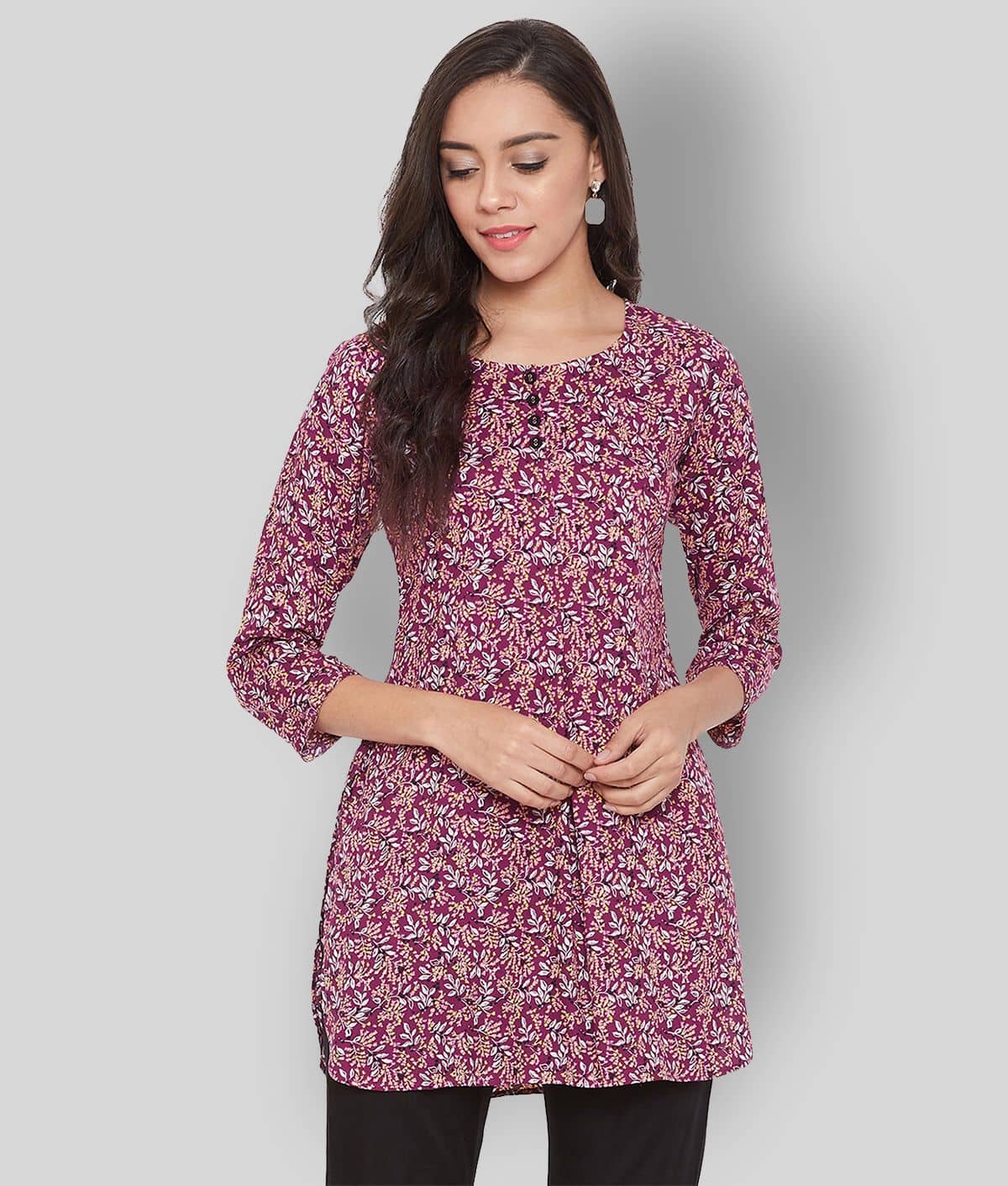 Rayon Short Kurti For Women (Pack of 1) - Kurtis, Tunics | Buy online on ZillyBuy