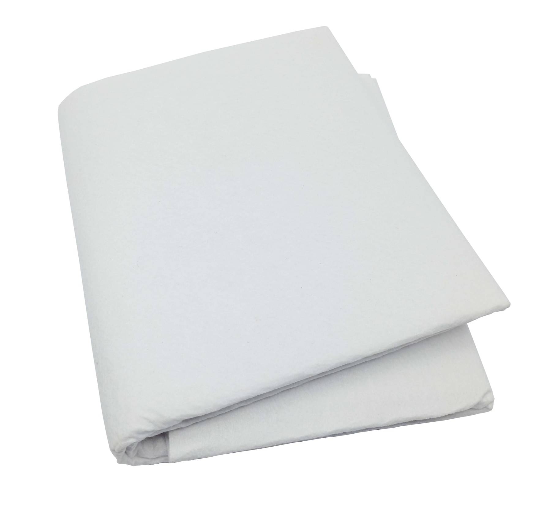     			Vardhman Felt Cloth Stiff Hard for Bags, Art and Craft, Cutouts, Decorations, School Projects, DIY (White, 44x36-inch)