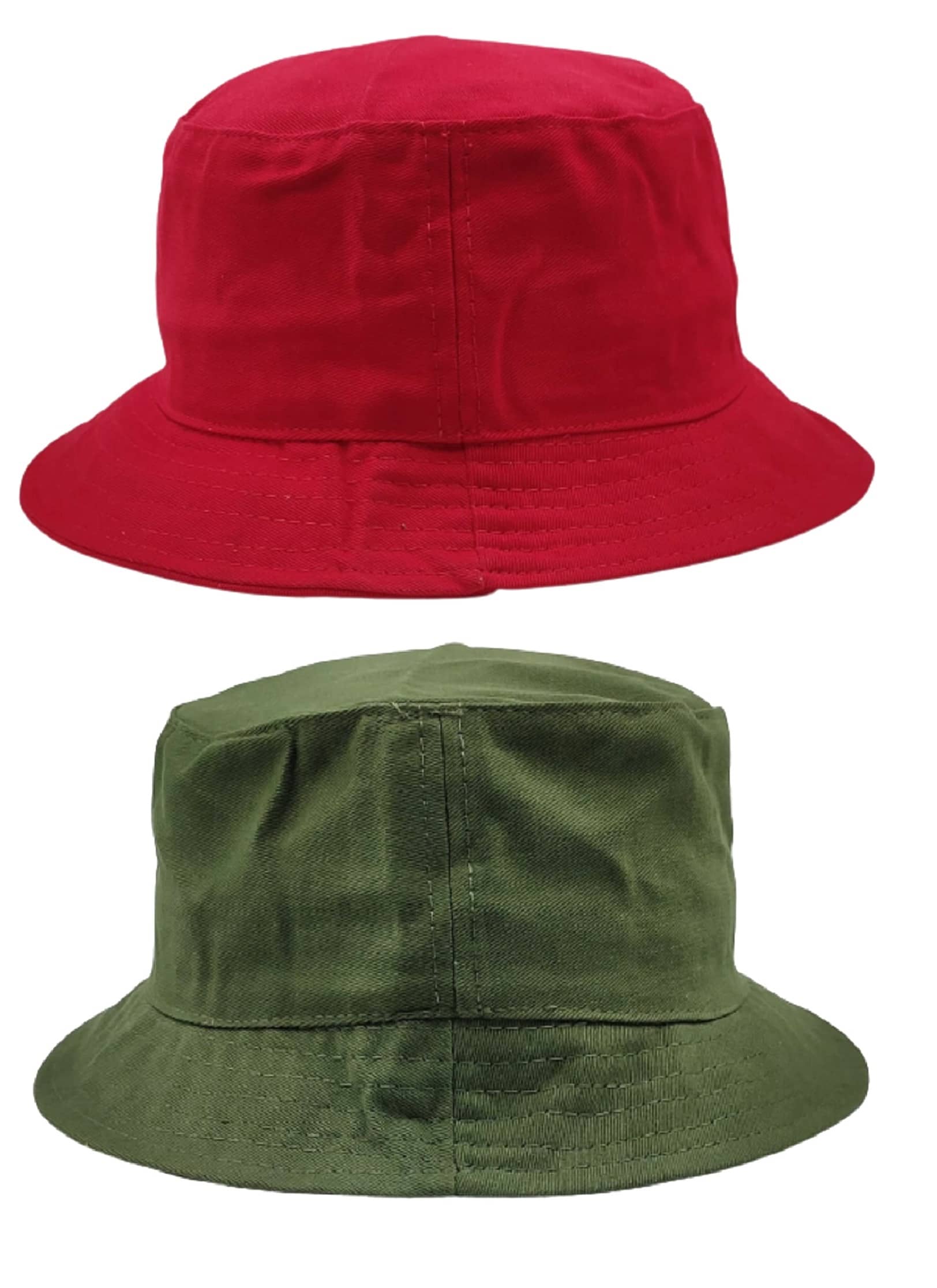 Zacharias - Multi Color Cotton Men's Hat ( Pack of 2 )