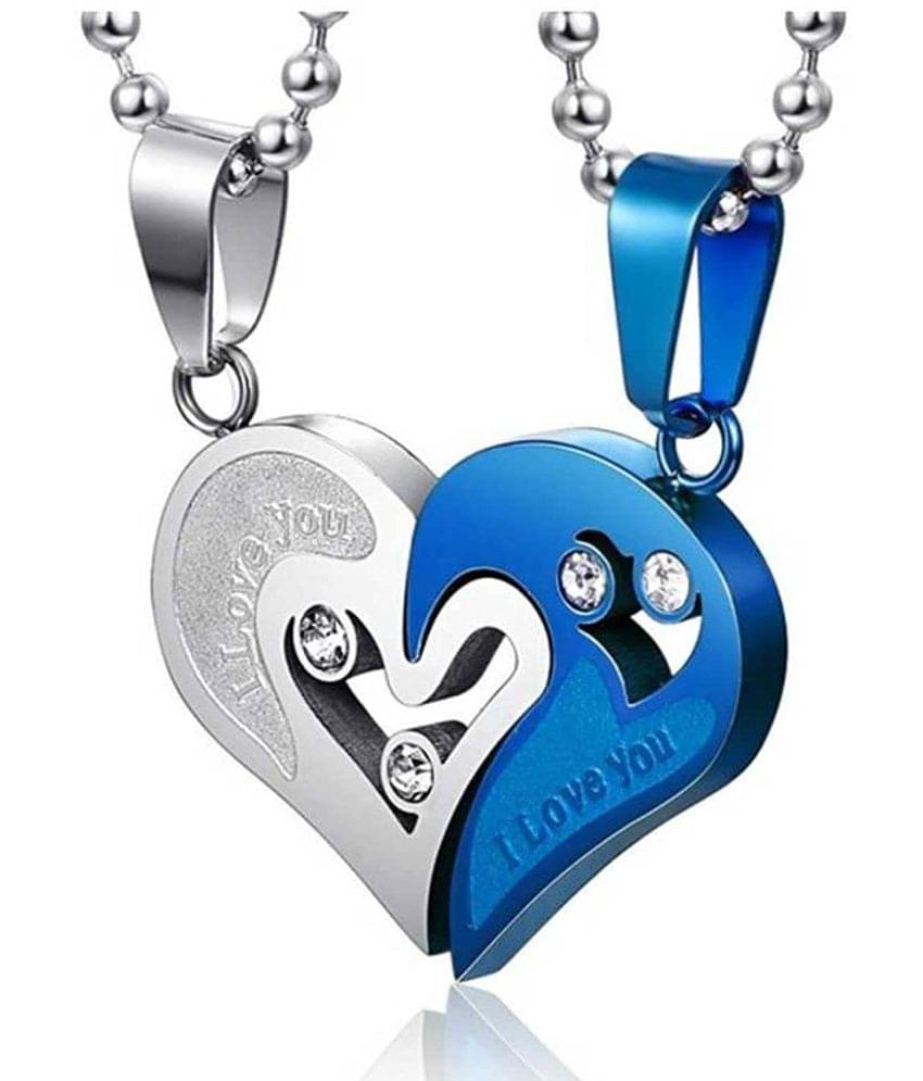     			FASHION FRILL - Blue Pendant ( Pack of 2 )