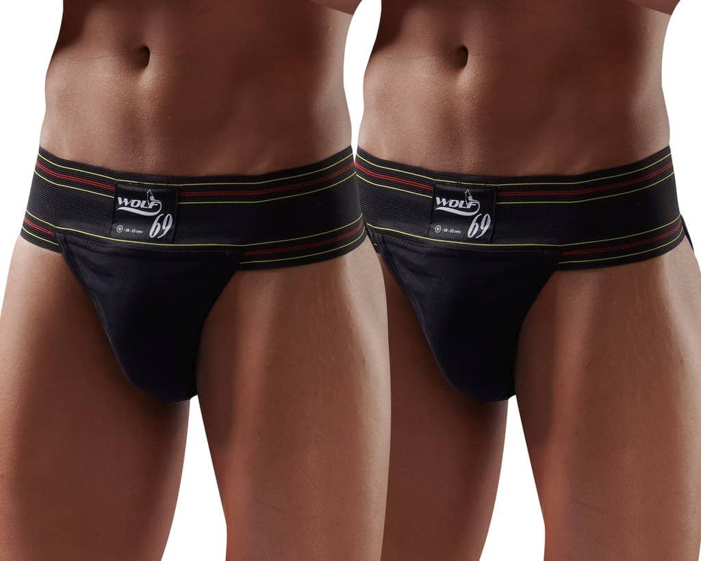 Omtex - Black Athletic Supporter ( Pack of 2 ) - Sports and Fitness Equipment | Buy online on ZillyBuy