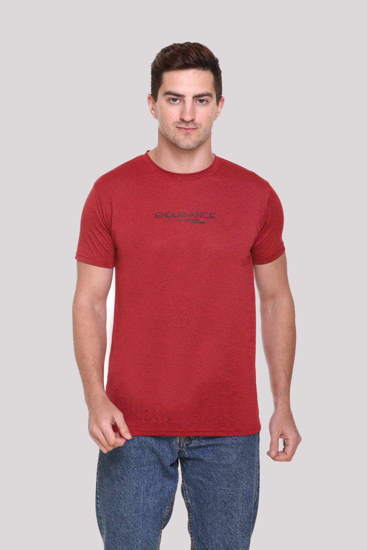     			RF RAVES - Maroon Polyester Regular Fit Men's T-Shirt ( Pack of 1 )