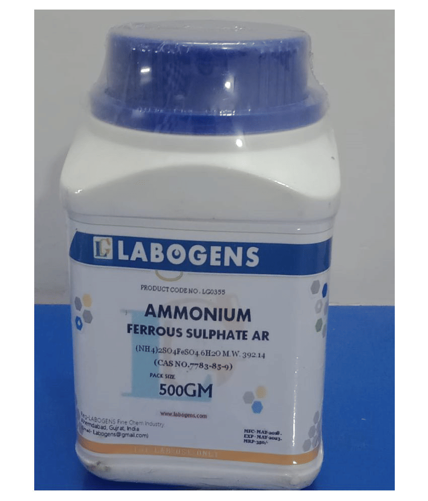 AMMONIUM FERROUS SULPHATE  AR  500GM