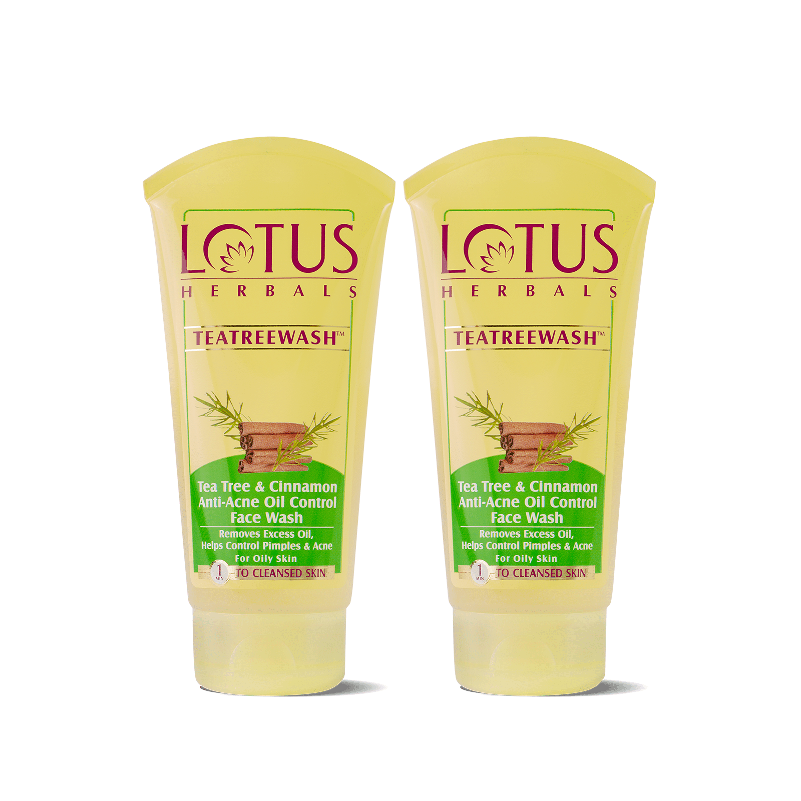 Lotus Herbals Teatreewash Face Wash , With Tea Tree Oil & Cinnamon 120ml (Pack of 2) Lotus Herbals Teatreewash Face Wash , With Tea Tree Oil & Cinnamon 120ml (Pack of 2)