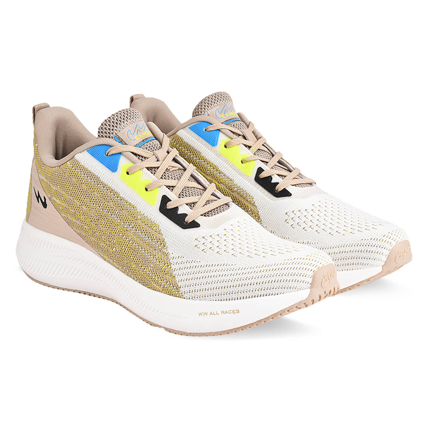 Campus - CAMP JASPER Off White Men's Sports Running Shoes - Sports Shoes | Buy online on ZillyBuy