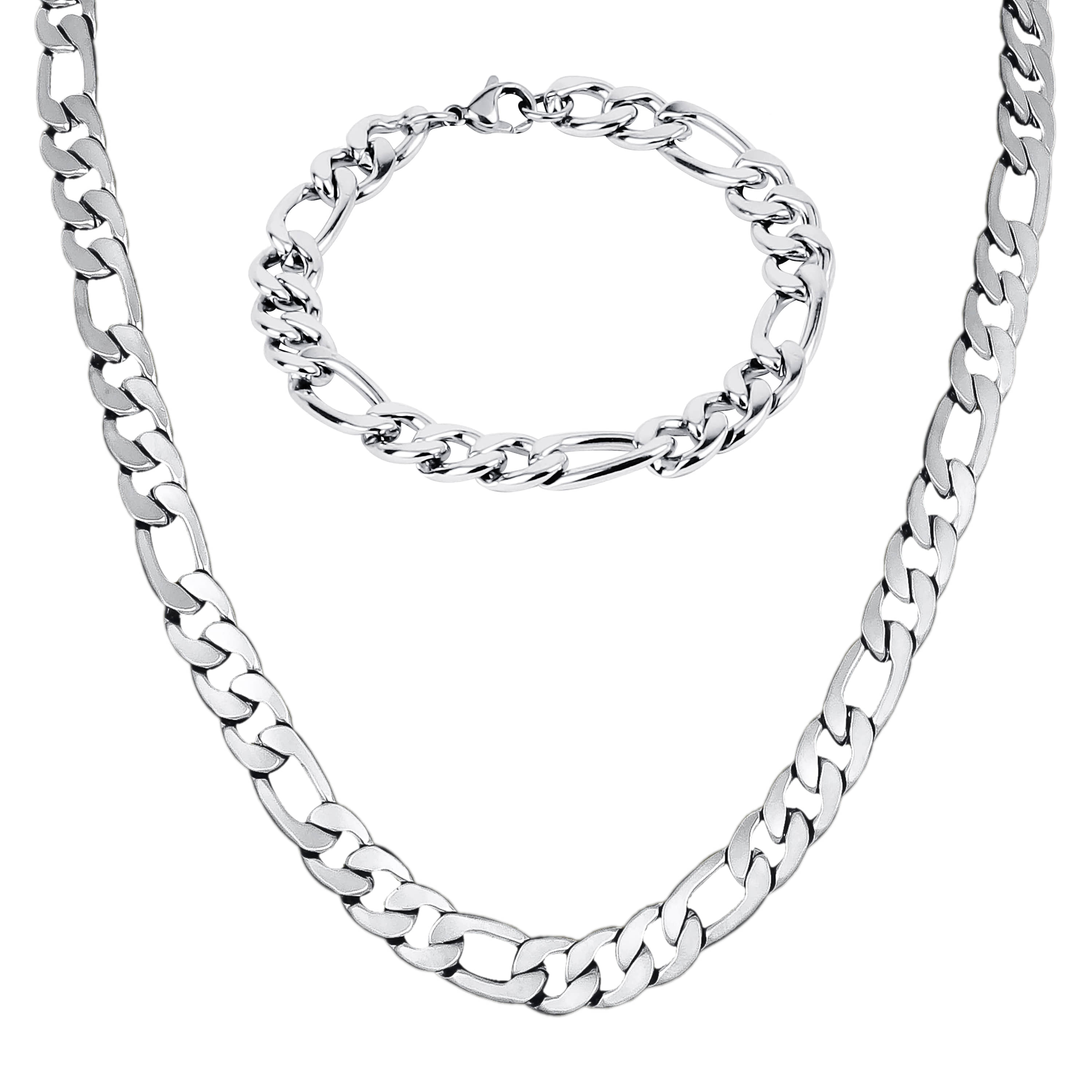 FASHION FRILL - Silver Plated Chain ( Pack of 2 )