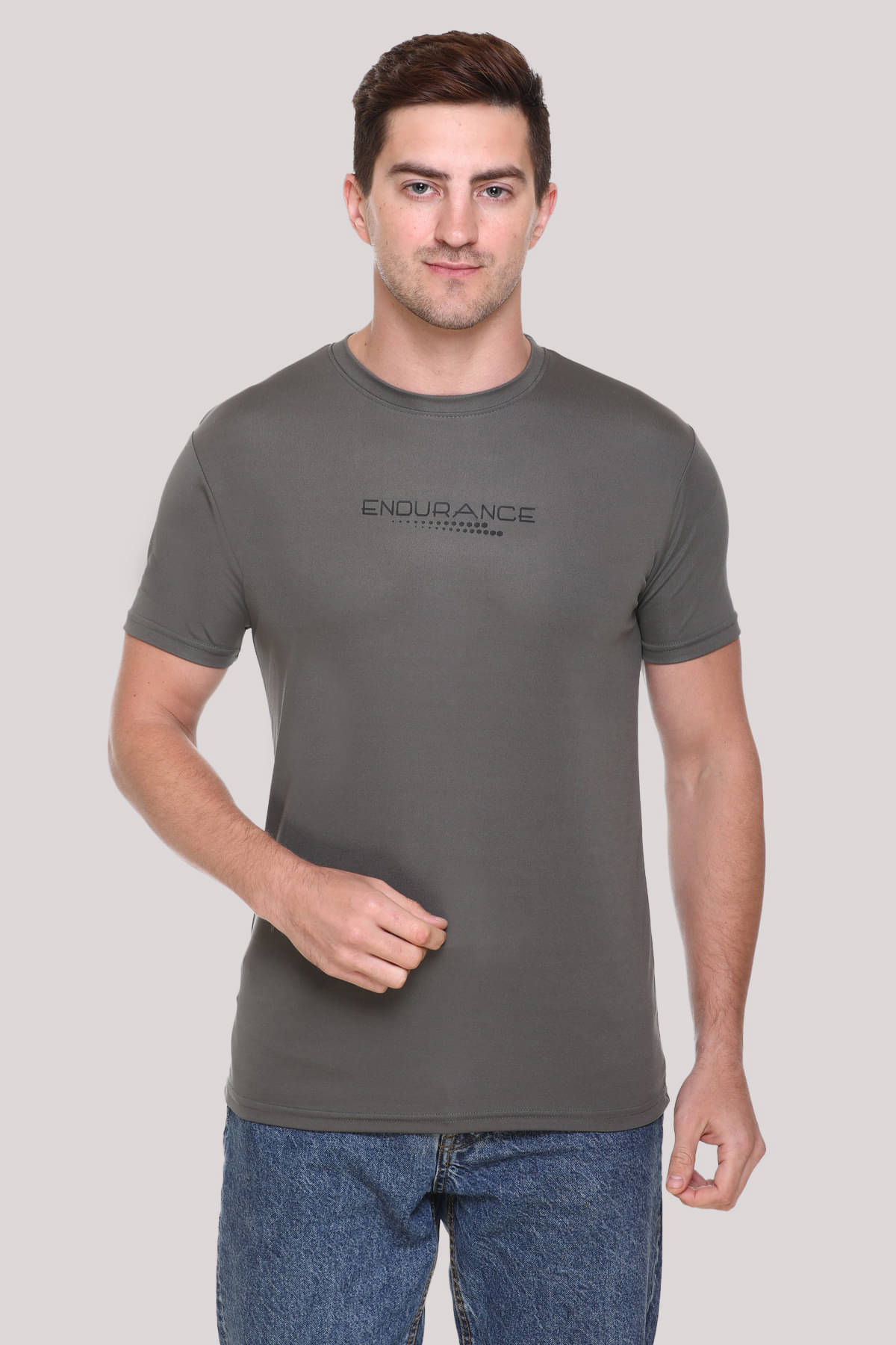 RF RAVES - Grey Polyester Regular Fit Men's T-Shirt ( Pack of 1 ) RF RAVES - Grey Polyester Regular Fit Men's T-Shirt ( Pack of 1 )