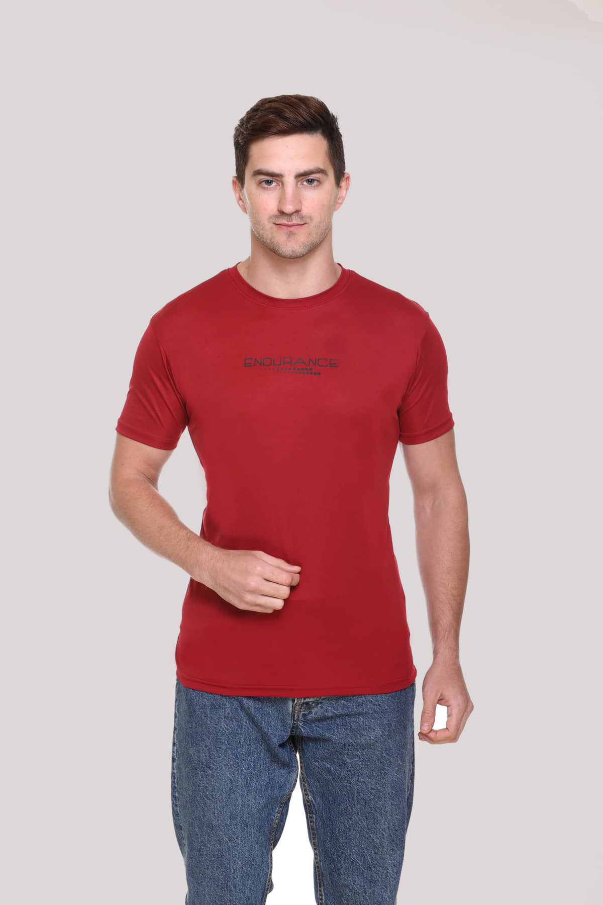 RF RAVES - Red Polyester Regular Fit Men's T-Shirt ( Pack of 1 )