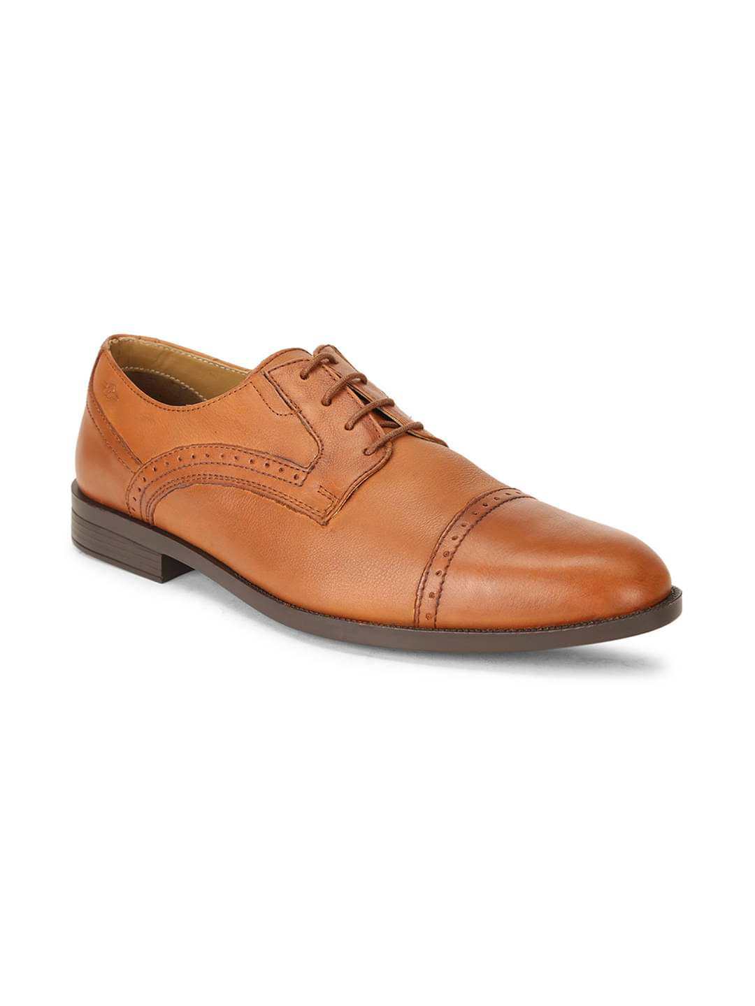 Bata - Tan Men's Brogue Formal Shoes     			Bata - Tan Men's Brogue Formal Shoes