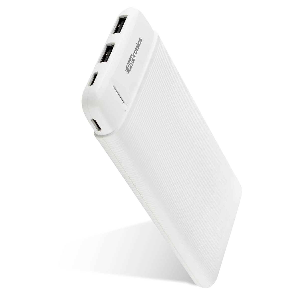     			Portronics Power Pro 10K:10000mAh Power Bank with Dual Output ,White (POR 1209)