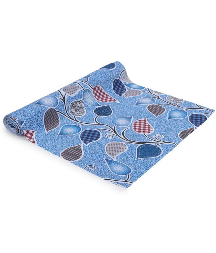     			Single PVC Blue Kitchen Shelf Cover Cover