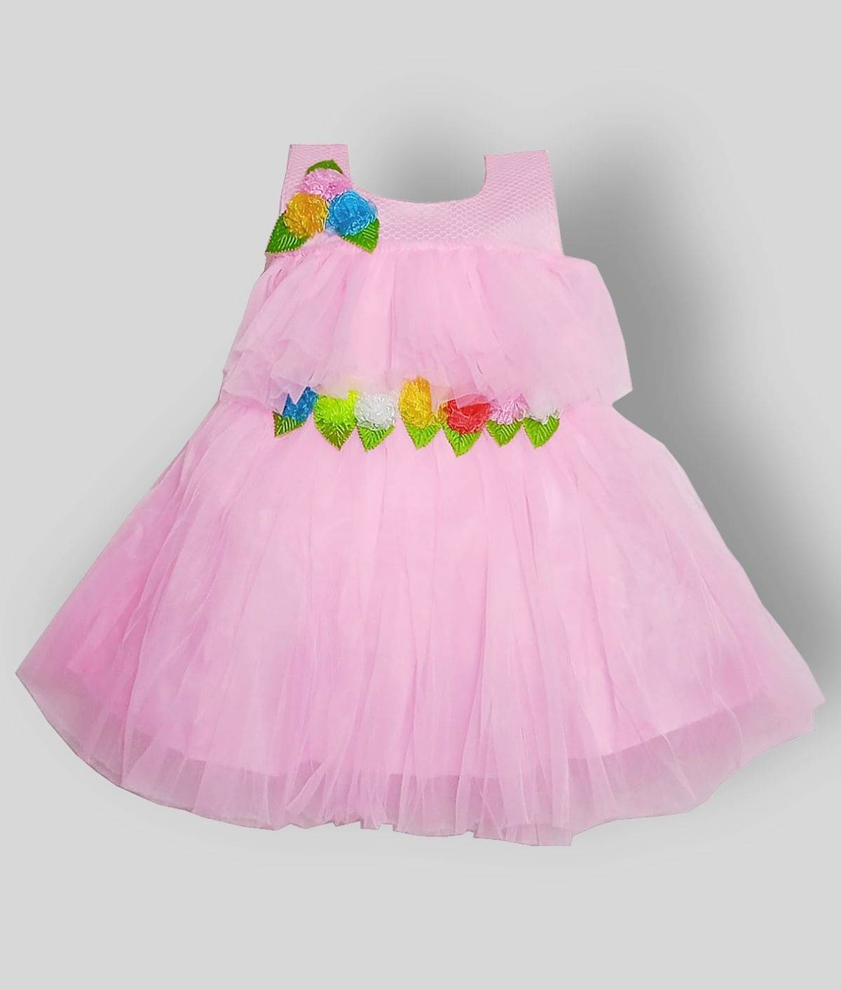     			harshvardhanmart.com Net Frock For Girls ( Pack of 1 , Baby Pink )