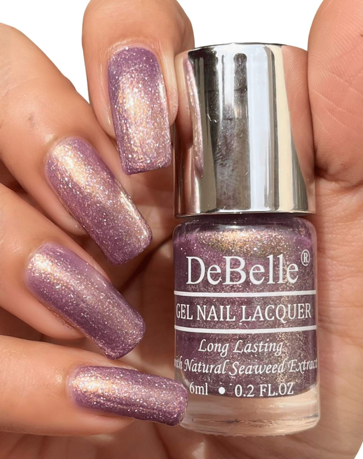 DeBelle Appealing Aura Glitter Nail Polish 6 ( Pack of 1 )