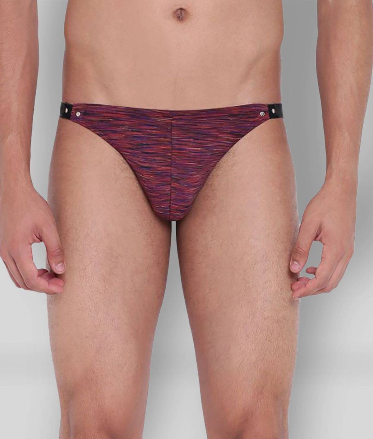 La Intimo Pack of 1 Polyester Thongs For Men's ( Multicolor ) La Intimo Pack of 1 Polyester Thongs For Men's ( Multicolor )