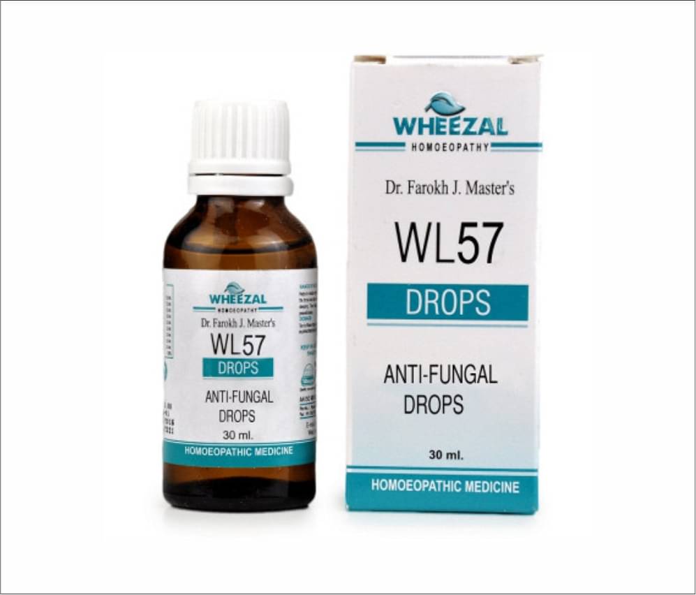     			Wheezal WL-57 Anti-Fungal Drops (30ml) (PACK OF TWO) Drops 30 ml