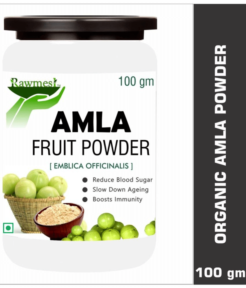Rawmest 100% Pure Organic Amla Fruit Powder 100 Gm Pack of 1