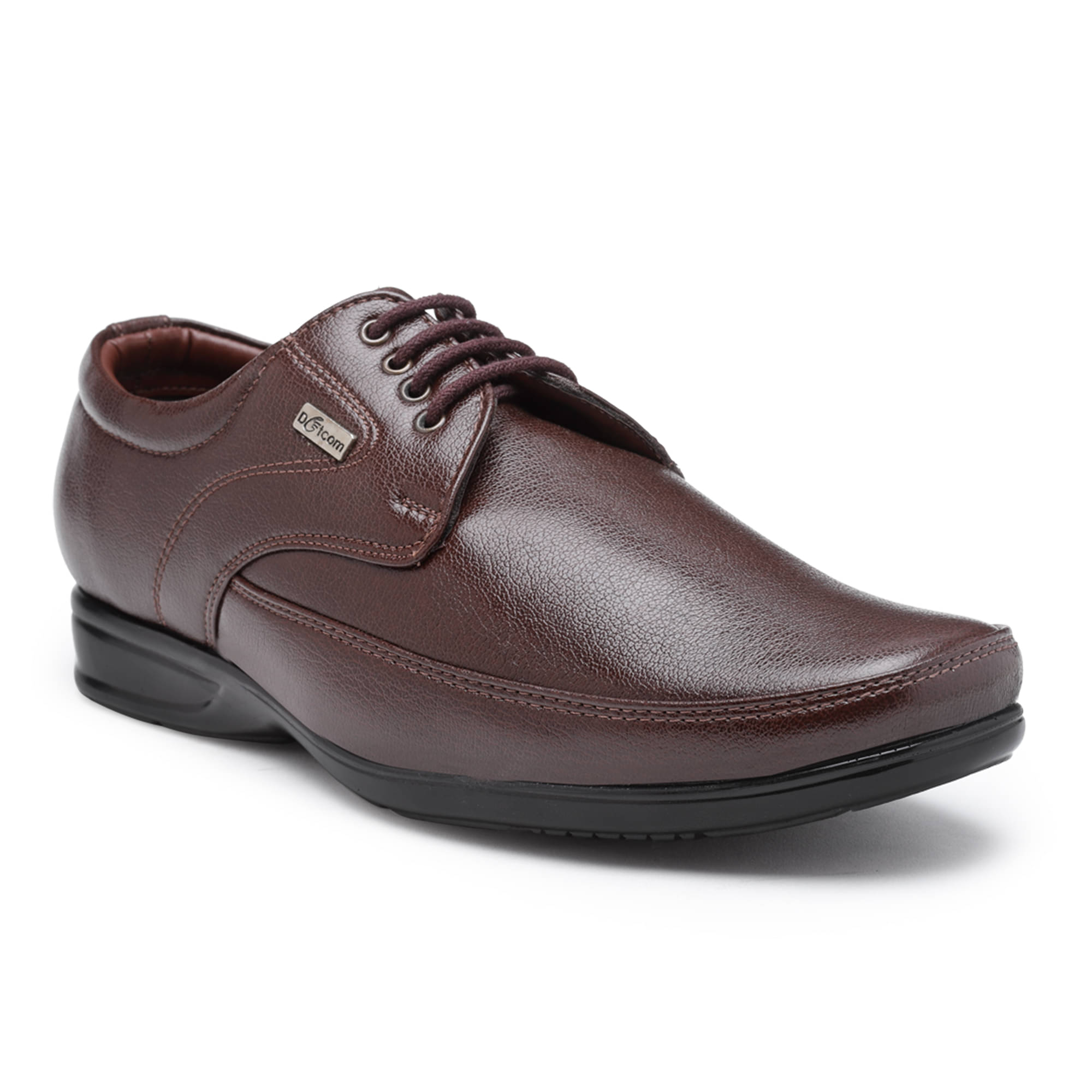Action - Brown Men's Derby Formal Shoes Action - Brown Men's Derby Formal Shoes