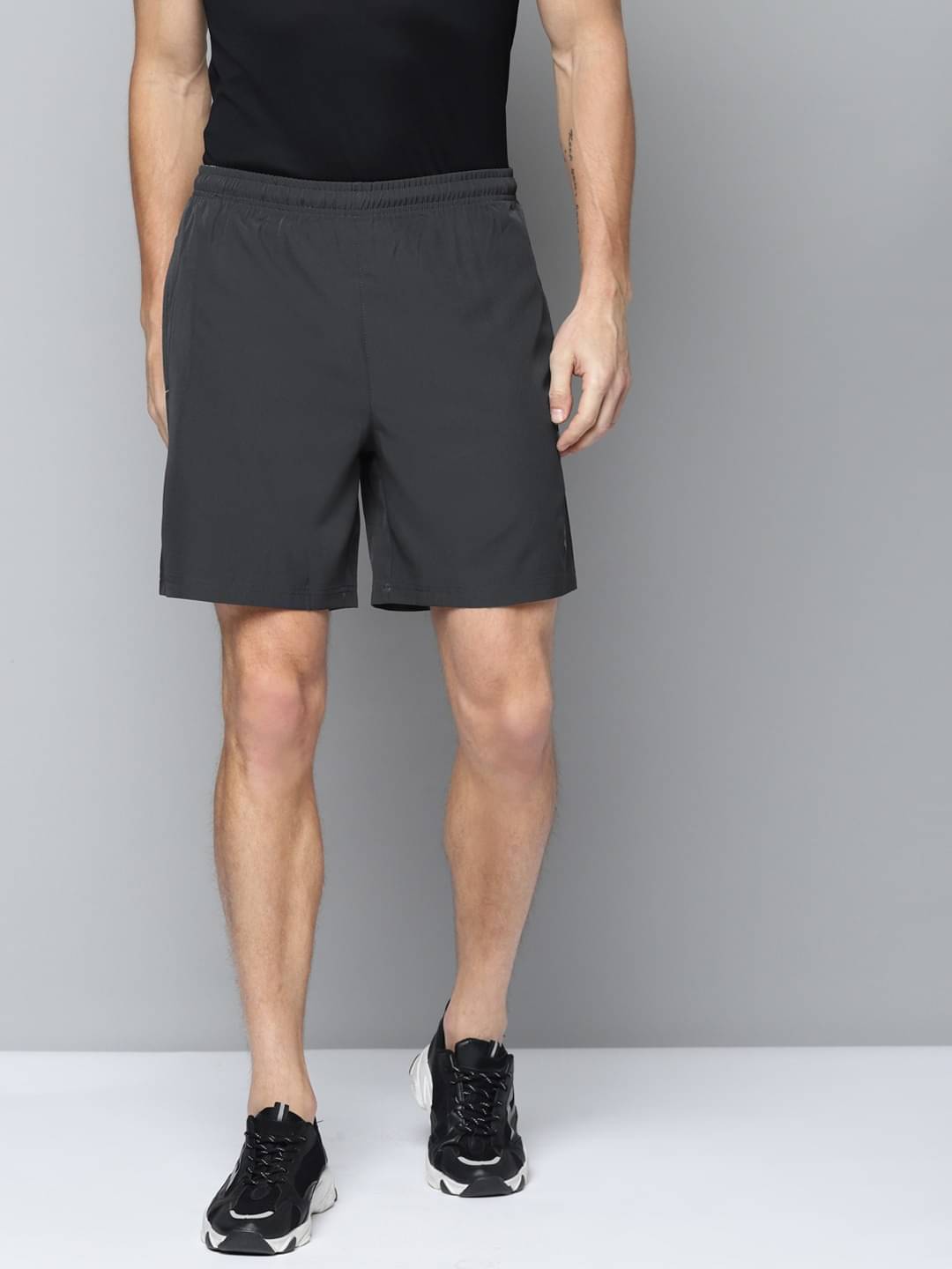     			Alcis - Grey Polyester Men's Running Shorts ( Pack of 1 )