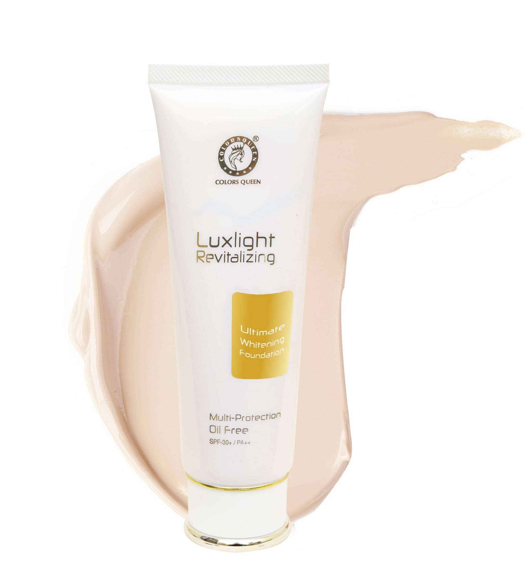 Colors Queen Lux Light Revitalizing Foundation with SPF-30+ / PA++ (50g) Ivory (Shade- 01) Colors Queen Lux Light Revitalizing Foundation with SPF-30+ / PA++ (50g) Ivory (Shade- 01)