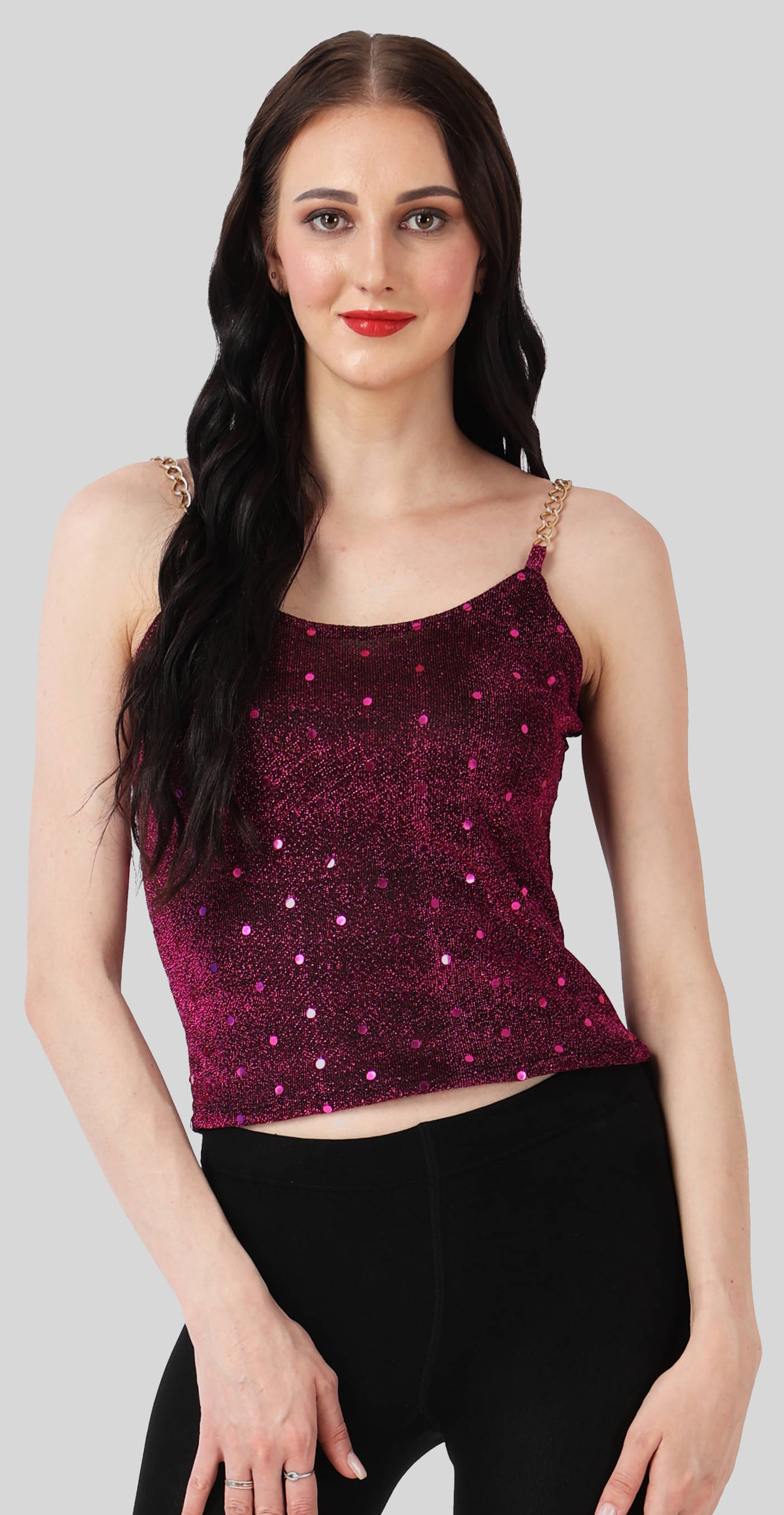 Finian - Pink Net Women's Camisole Top ( Pack of 1 ) Finian - Pink Net Women's Camisole Top ( Pack of 1 )