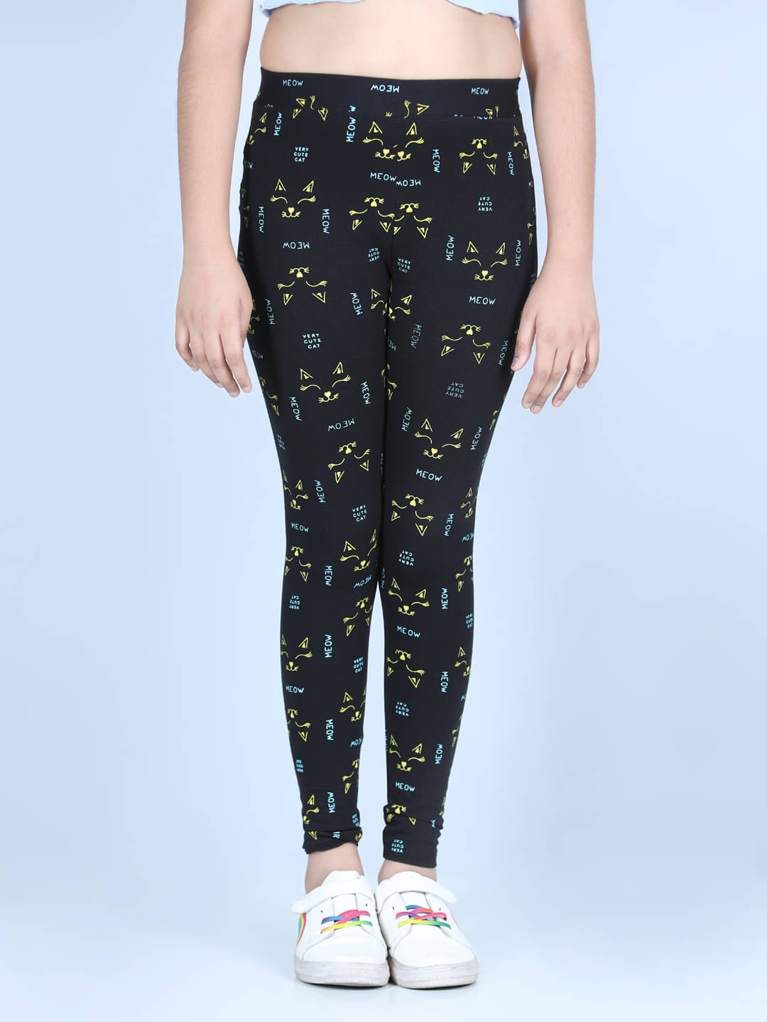     			StyleStone Pack of 1 Girls Lycra Leggings ( Black )