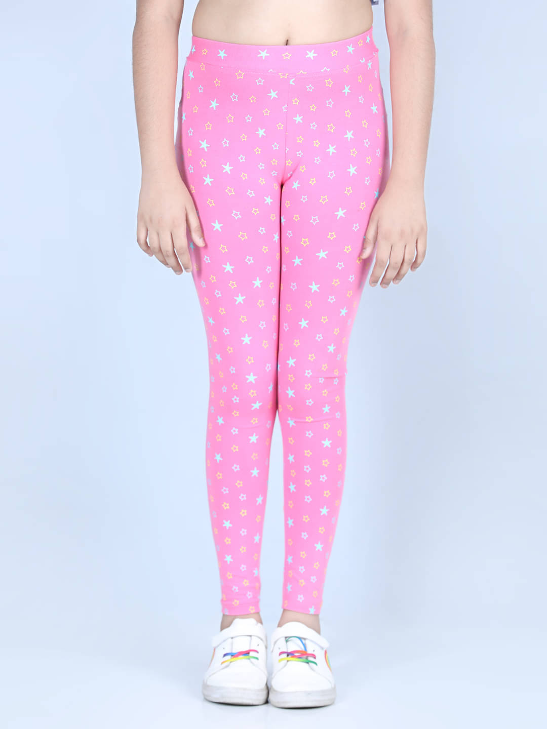     			StyleStone Pack of 1 Girls Lycra Leggings ( Pink )