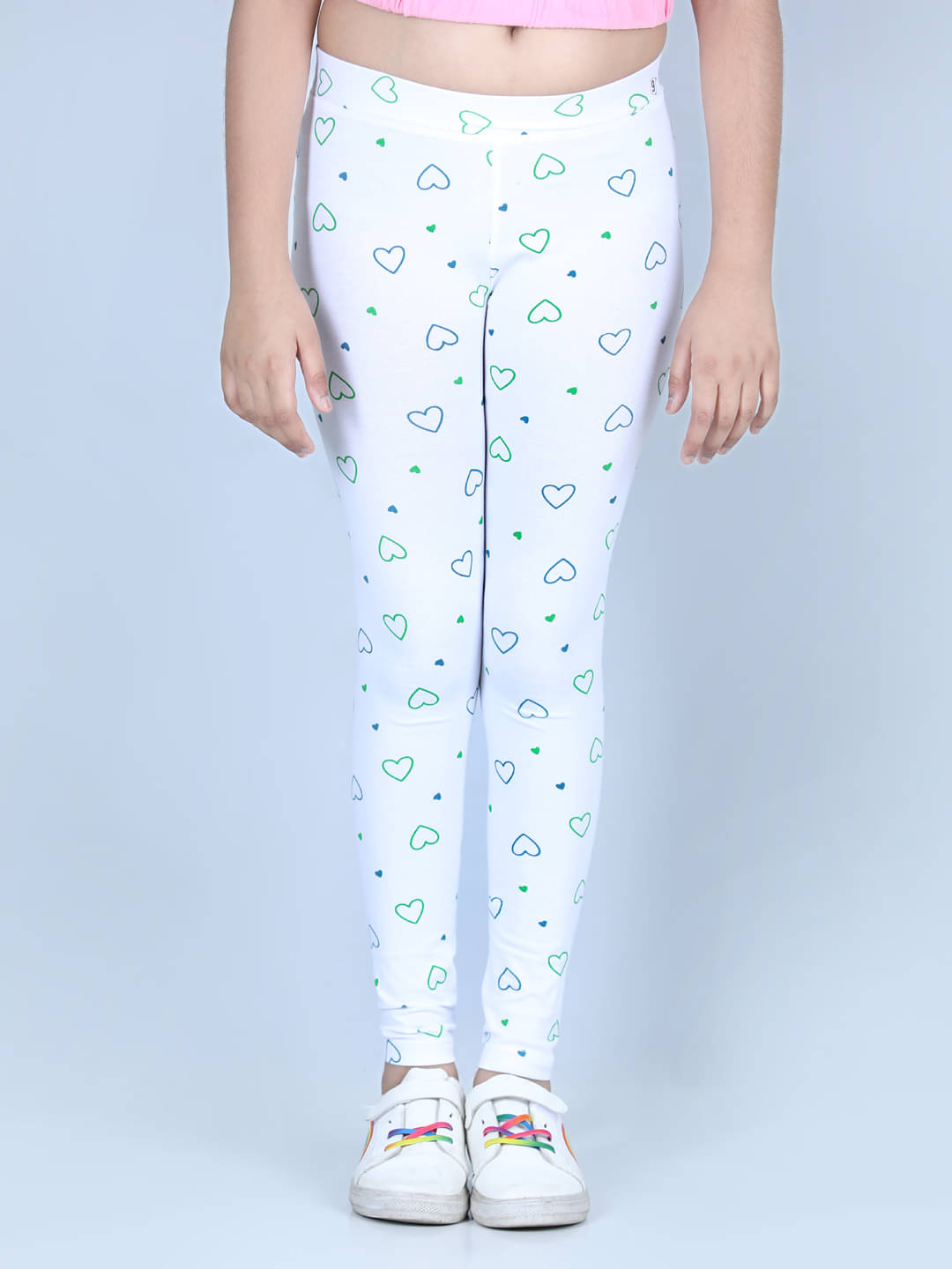     			StyleStone Pack of 1 Girls Lycra Leggings ( White )