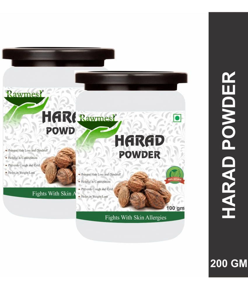 Rawmest 100%Organic Harad For Skin Allergies Powder 200 Gm Pack of 2     			Rawmest 100%Organic Harad For Skin Allergies Powder 200 Gm Pack of 2